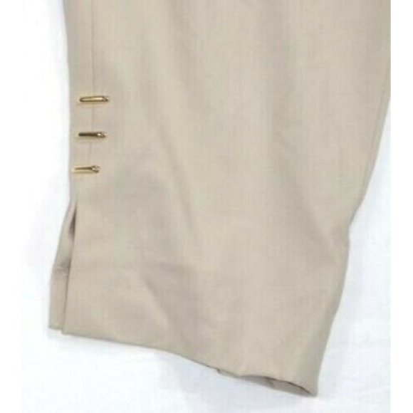 CALVIN KLEIN Mid-Rise Skinny Fit Ankle Pants in Latte - NWT - Size 4 - Picture 3 of 3